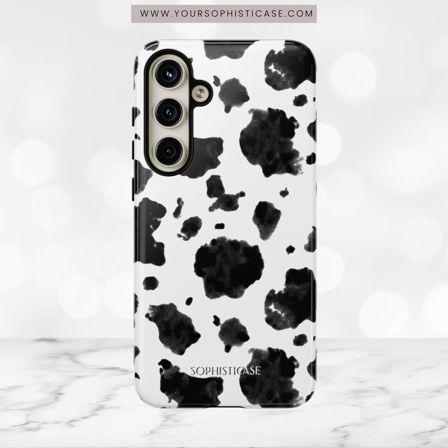 Holy Cow in Black - Tough Phone Case