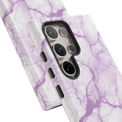 Marble Opulence in Purple - Tough Phone Case