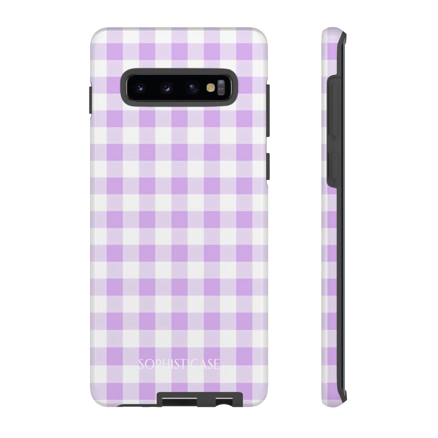 Tough Case - Gingham in Purple