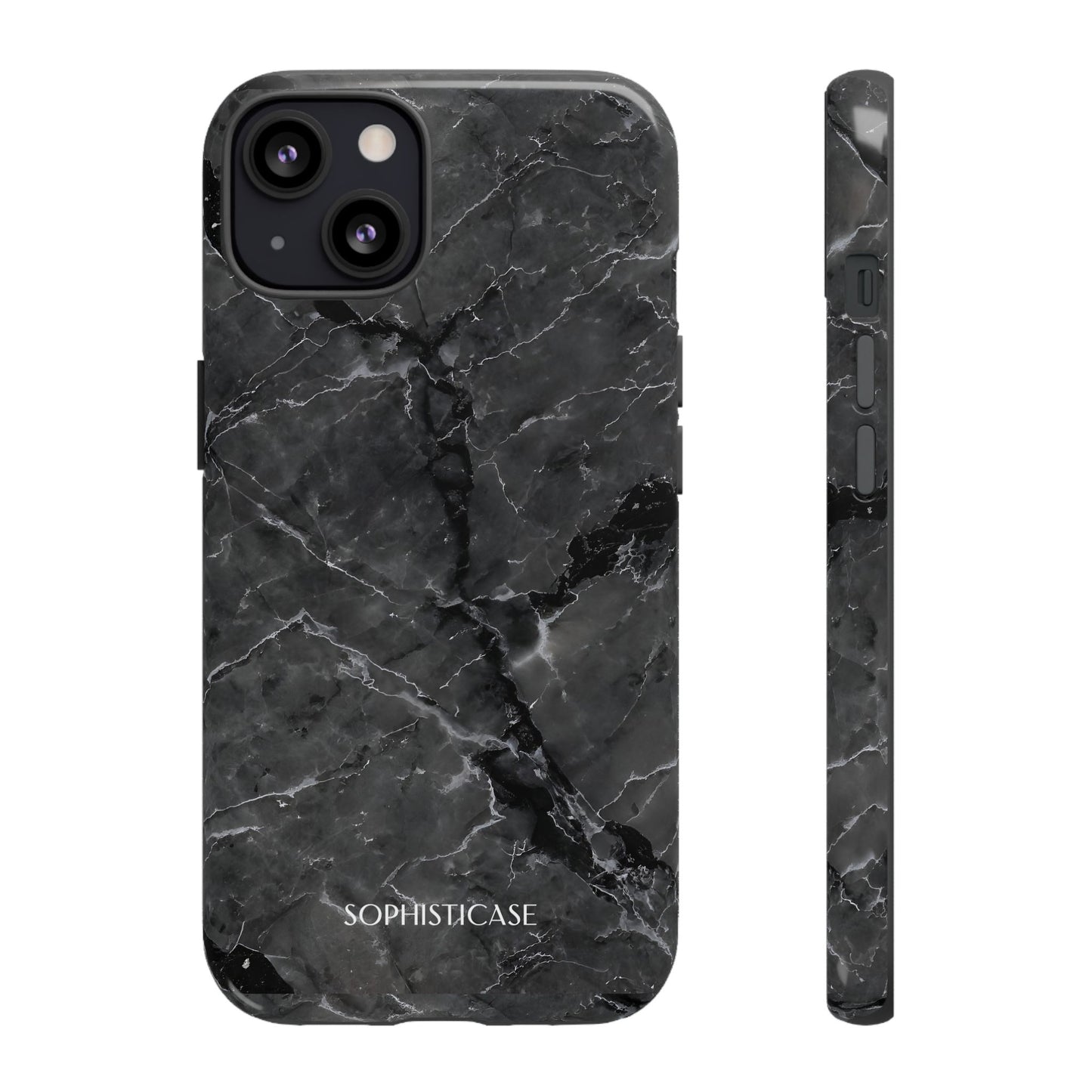 Marble Opulence in Black - iPhone Case, Samsung Galaxy Case, Google Pixel Case