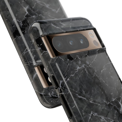 Marble Opulence in Black - iPhone Case, Samsung Galaxy Case, Google Pixel Case