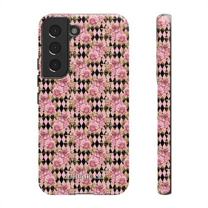 Rose Diamond Romance in Isolde - Tough Phone Case