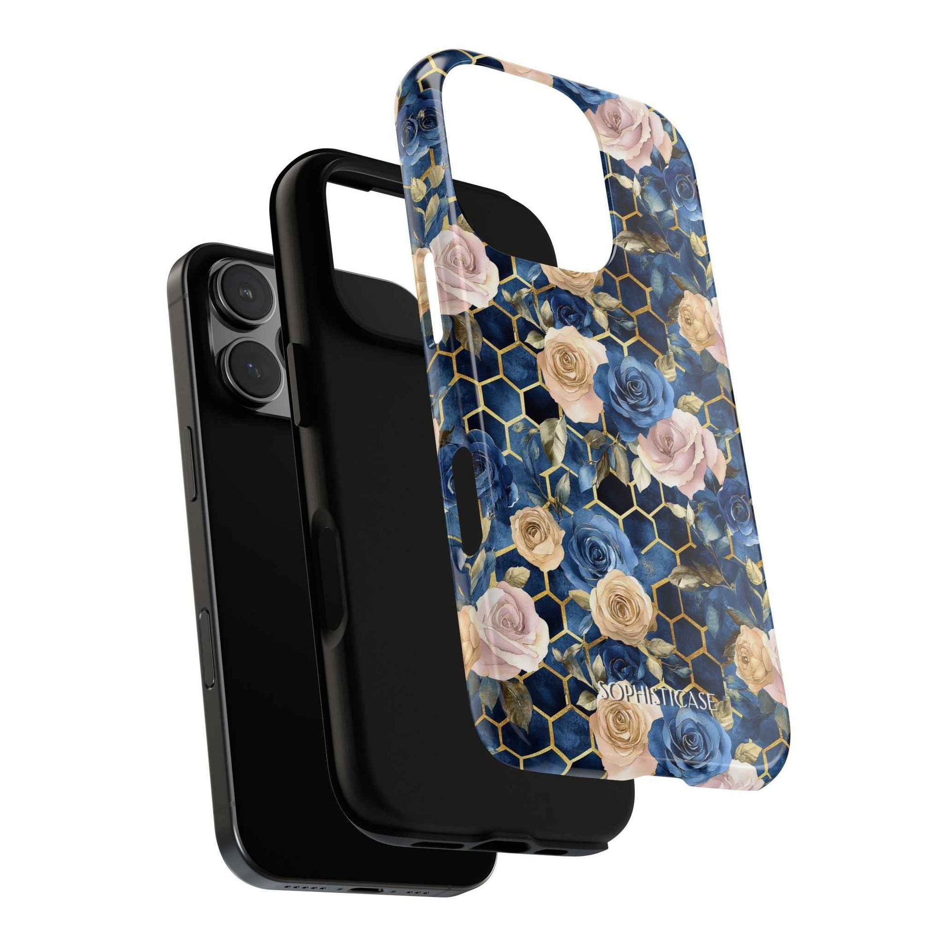 Royal Floral in Midnight Rose - Tough Phone Case