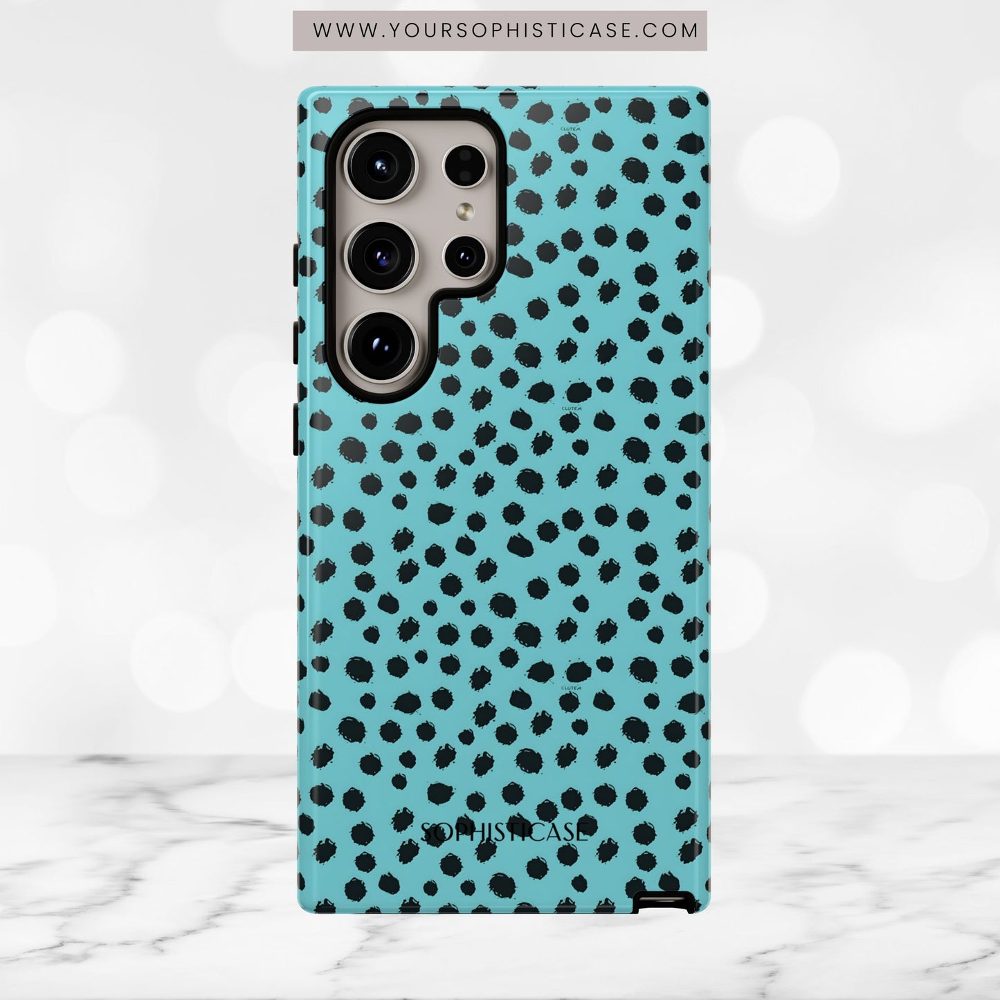 Cheetahs and Liars in Aqua - Tough Phone Case