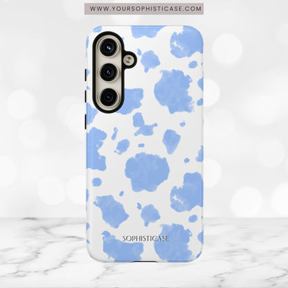 Holy Cow in Blue - iPhone Case, Samsung Galaxy Case, Google Pixel Case