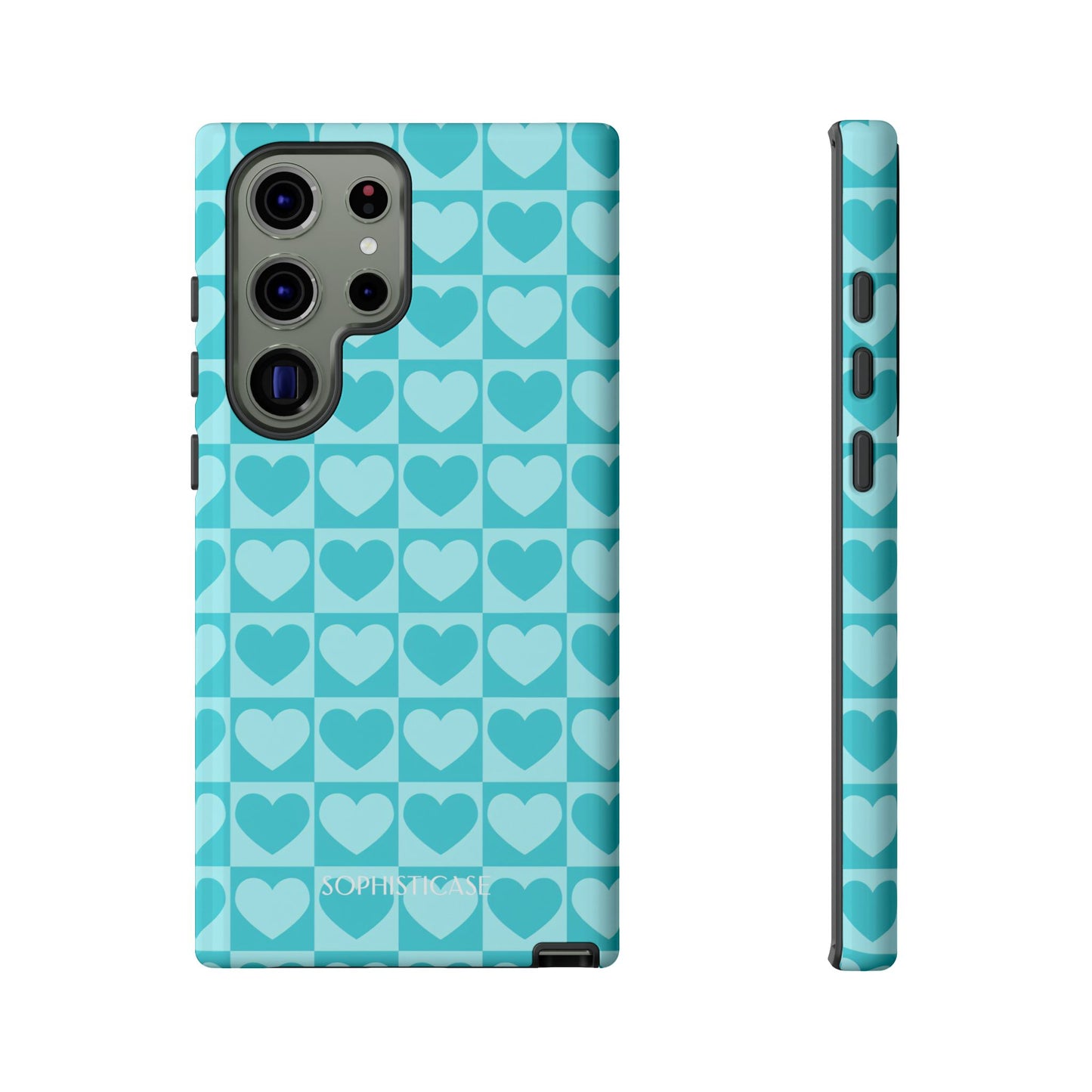 Tough Love in Aqua - Tough Phone Case