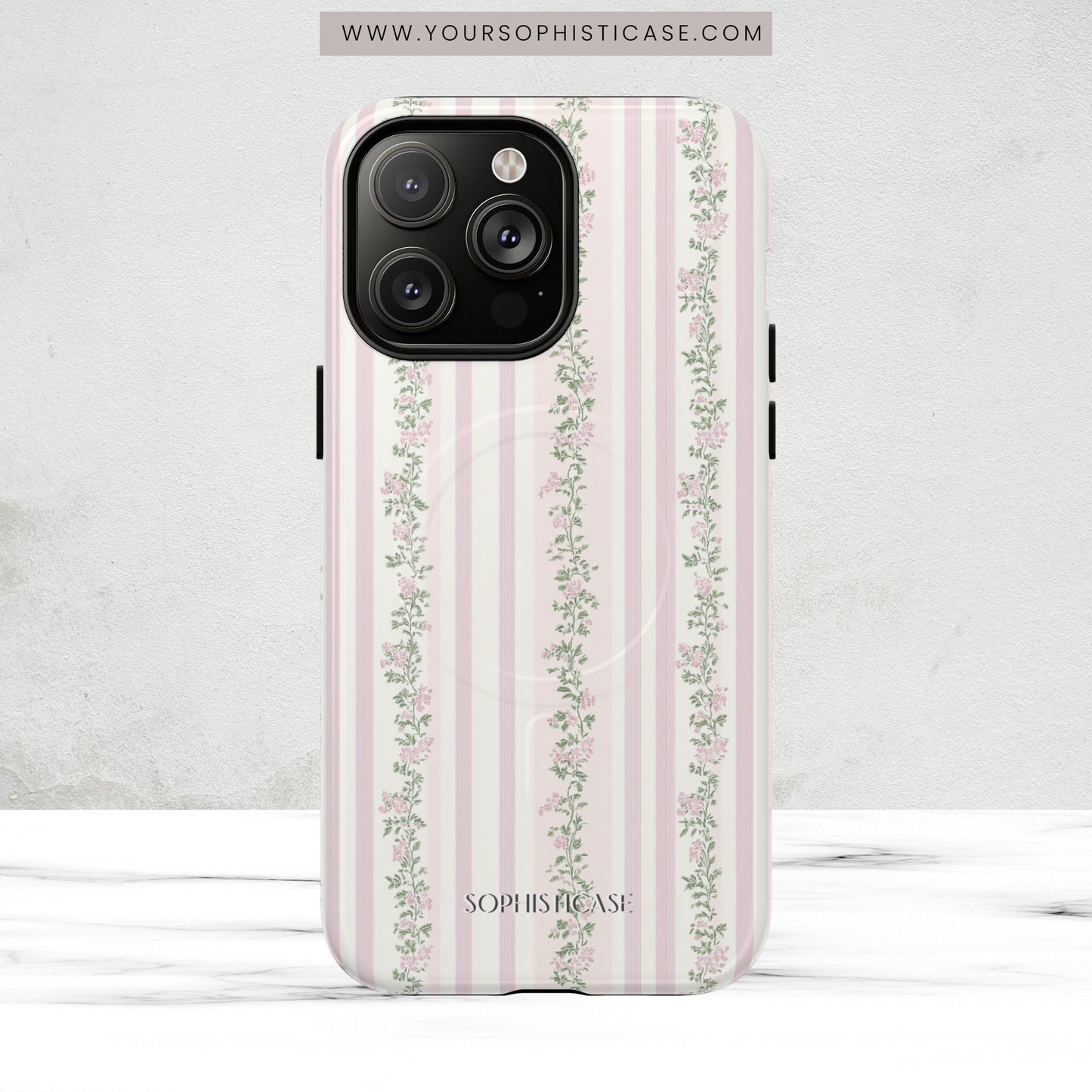 The Sweetest Thing in Coquette Rose Vine - iPhone Magsafe Case