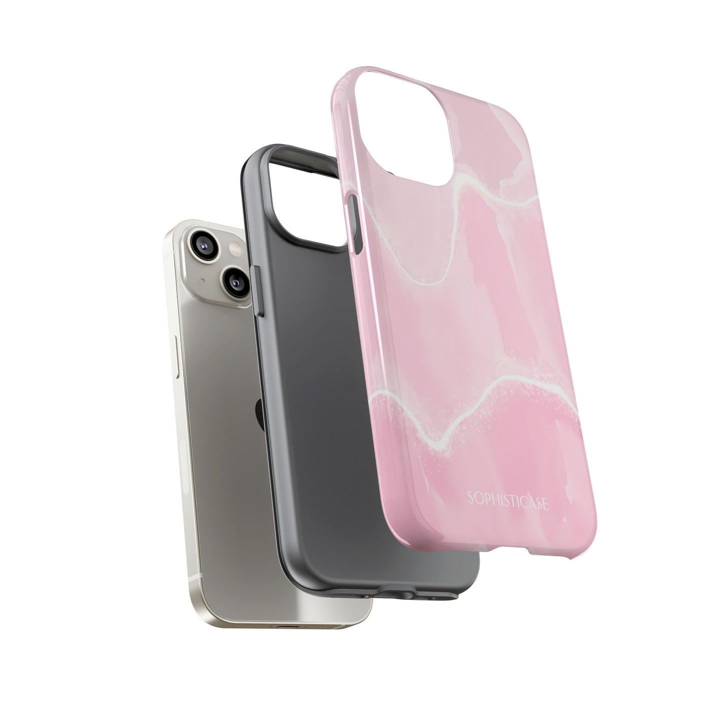 Serenity in Light Pink - iPhone Case