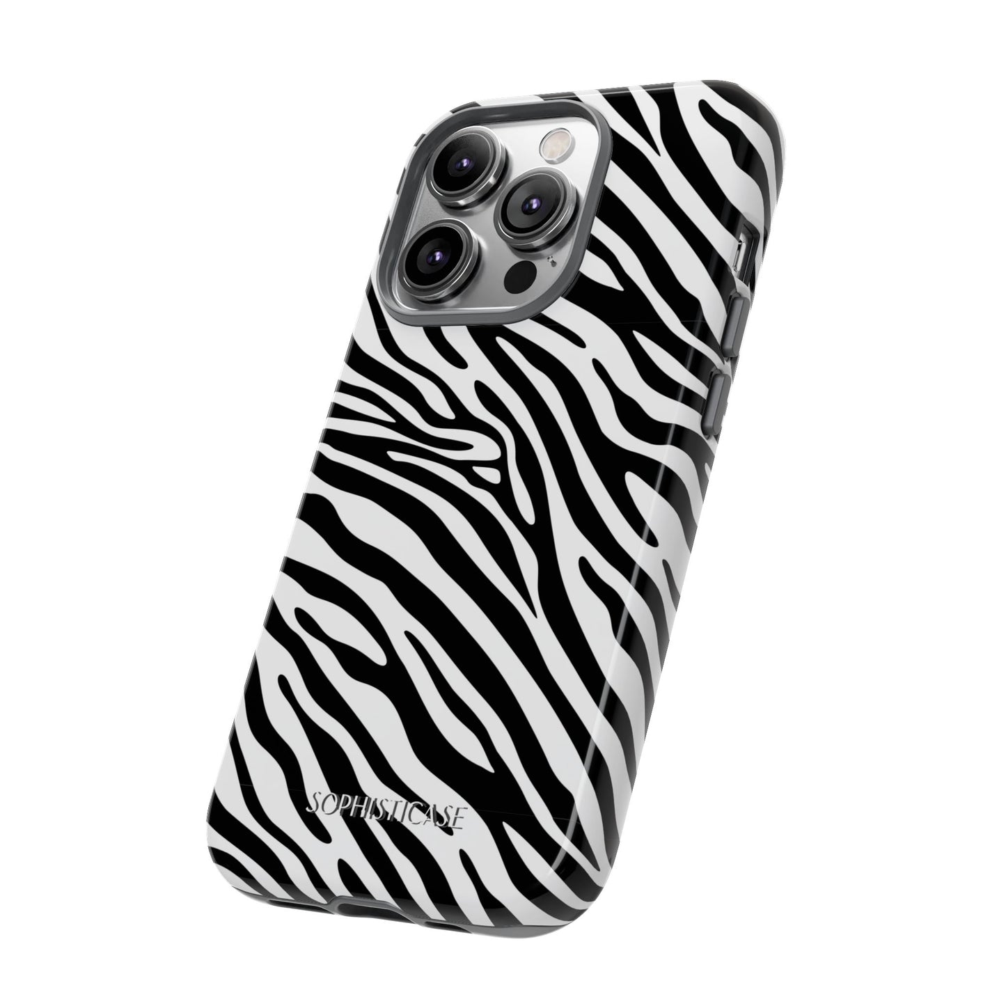 Dark Thoughts in Urban Zebra - Tough Phone Case