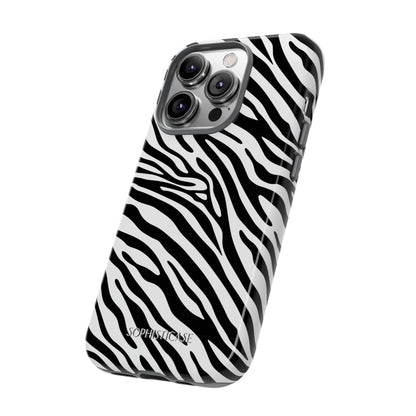 Dark Thoughts in Urban Zebra - Tough Phone Case
