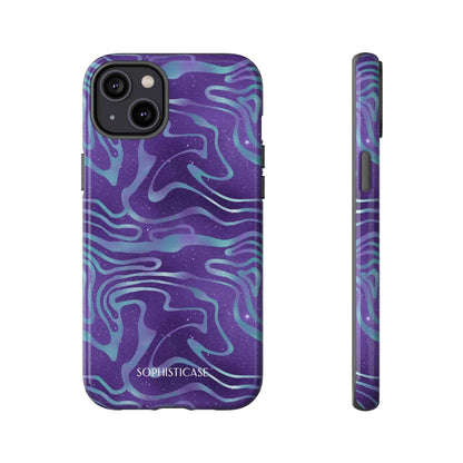 Cosmic Zebra in Blue & Purple - iPhone Case, Samsung Galaxy Case, Google Pixel Case
