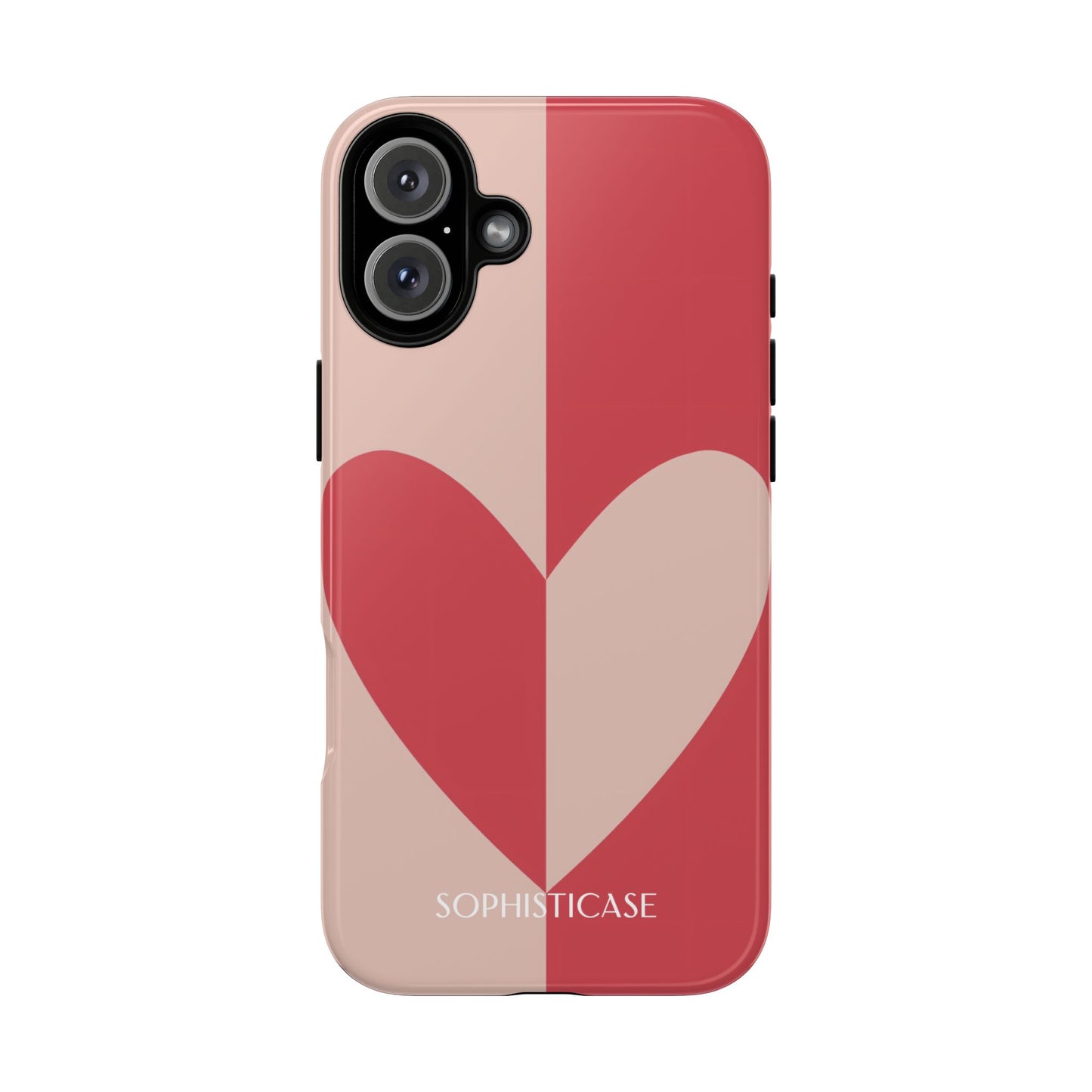 Be Mine in Red and Brown - Phone Case for iPhone