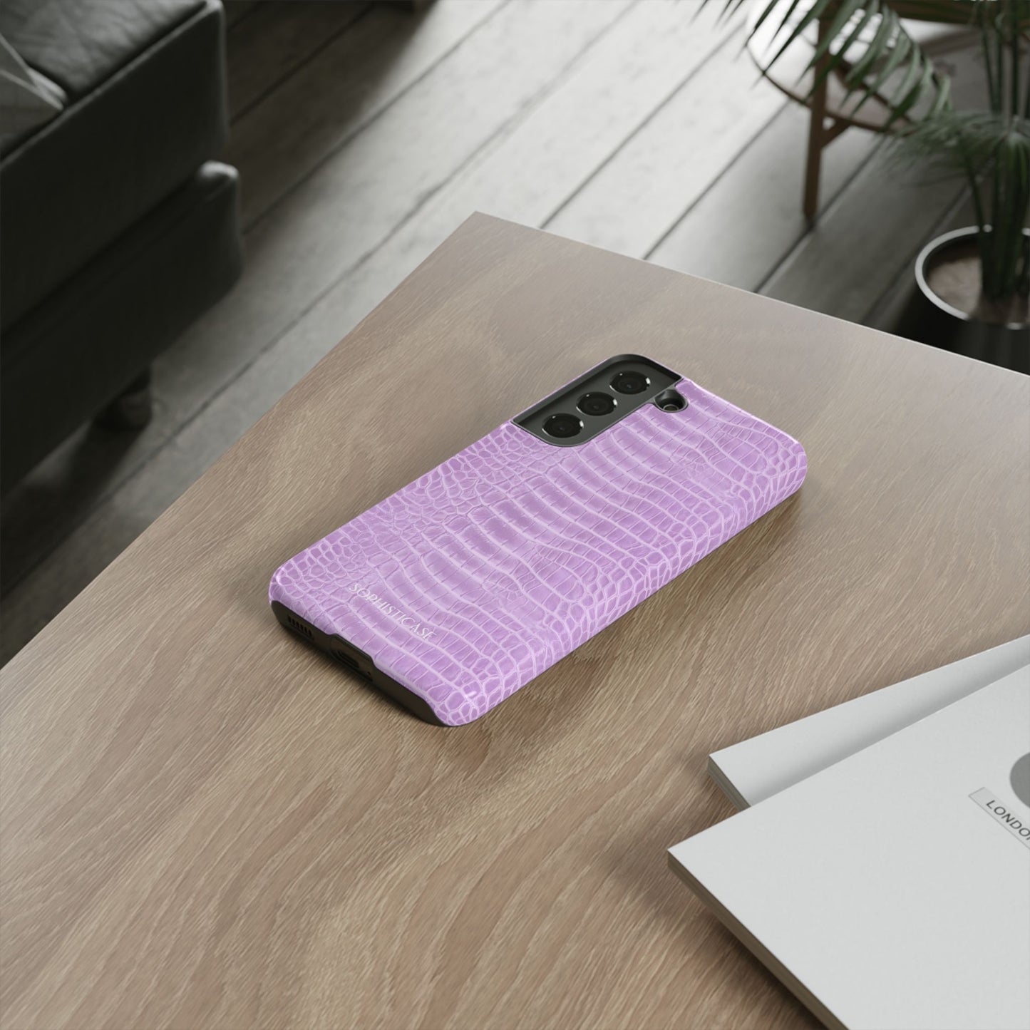 Luxe Leather in Purple - Samsung Galaxy Case