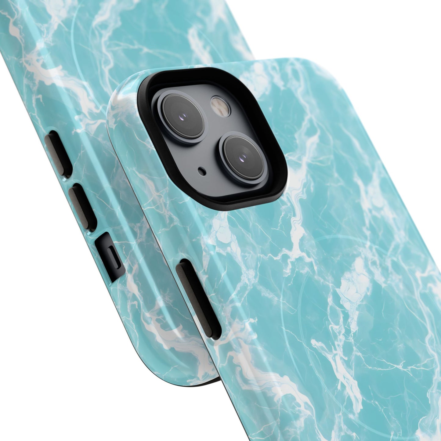 Marble Crush in Aqua - Magsafe Case