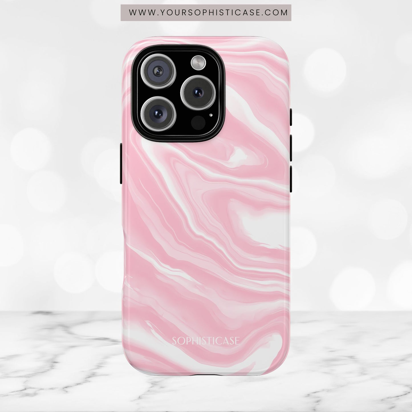 Liquid Dreams in Pink - Tough Phone Case