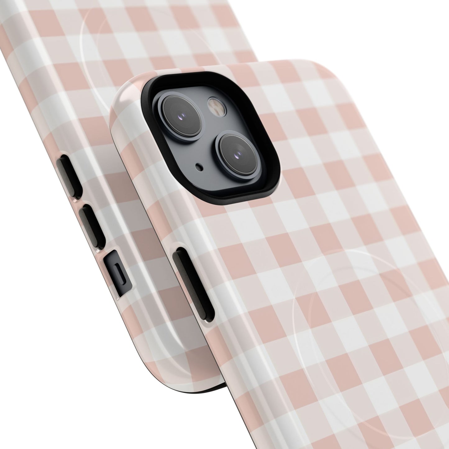 Gingham in Neutral Beige - Magsafe Case