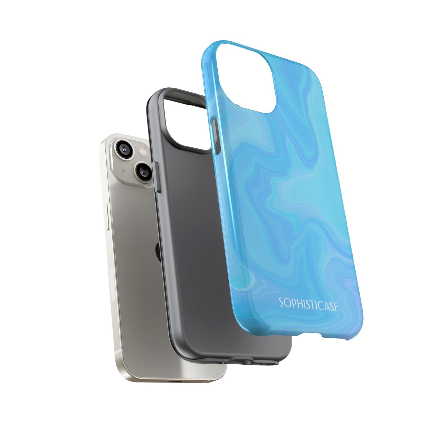 Liquid Magic in Blue - iPhone Case