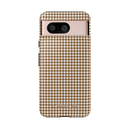 Tough Case - Houndstooth in Brown