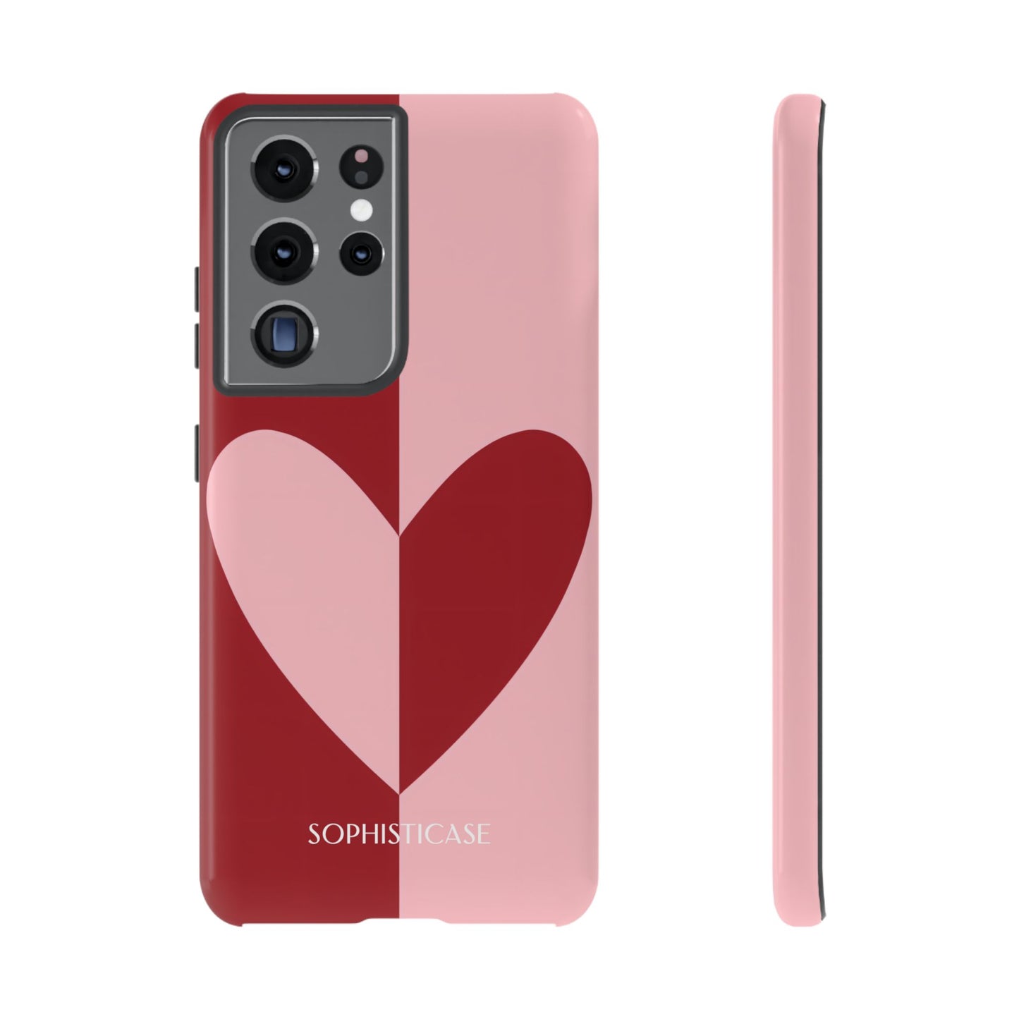 Be Mine in Red and Pink - iPhone Case, Samsung Galaxy Case, Google Pixel Case