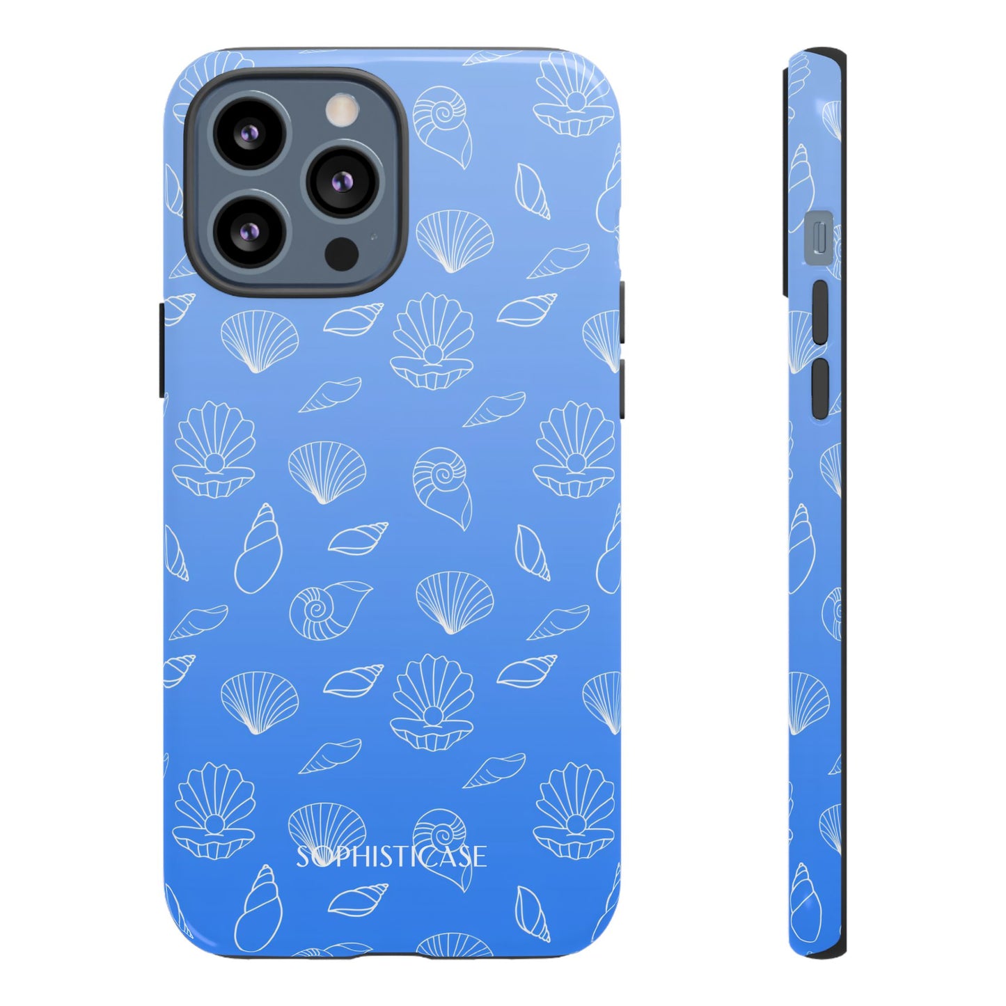 Seashell Society in Ocean Blue - iPhone Case
