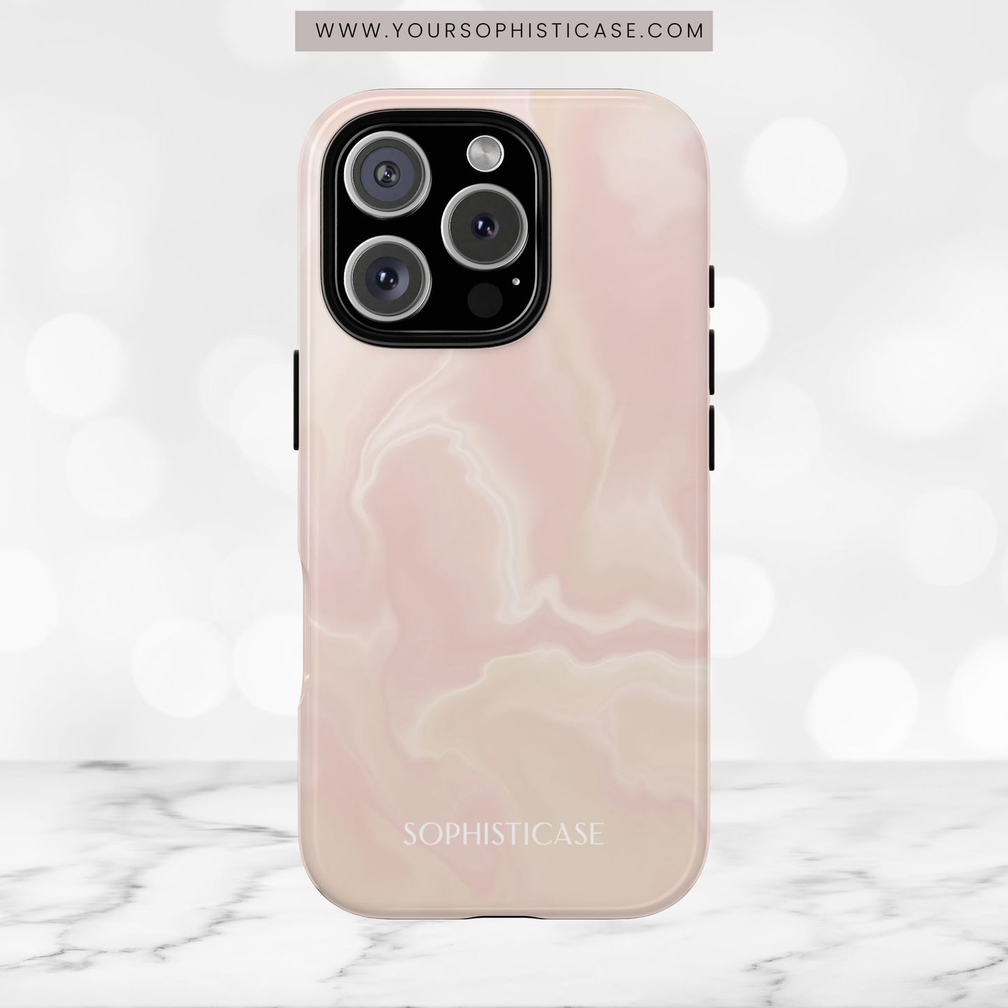 Liquid Magic in Beige Haze - iPhone Case, Samsung Galaxy Case, Google Pixel Case