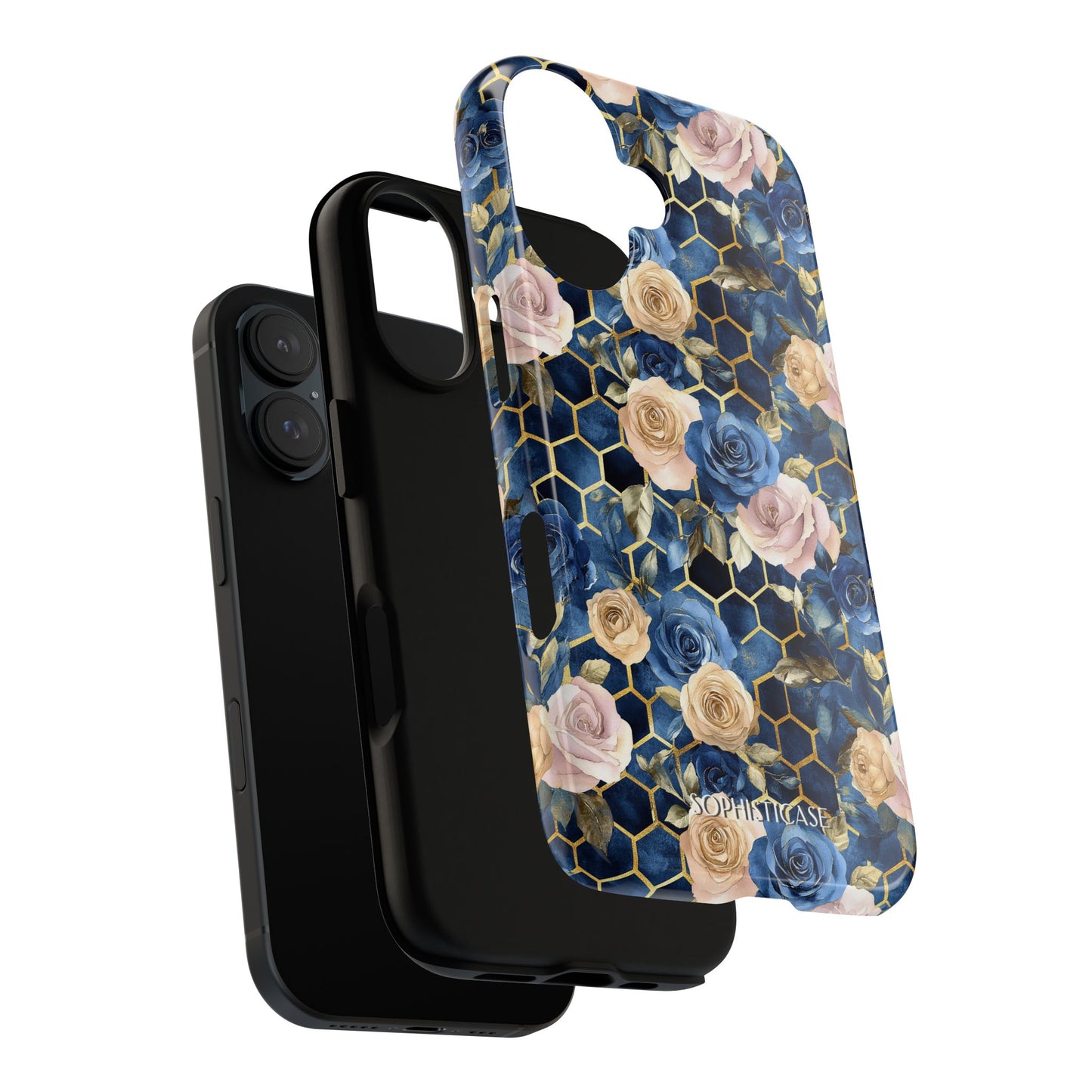 Royal Floral in Midnight Rose - Tough Phone Case