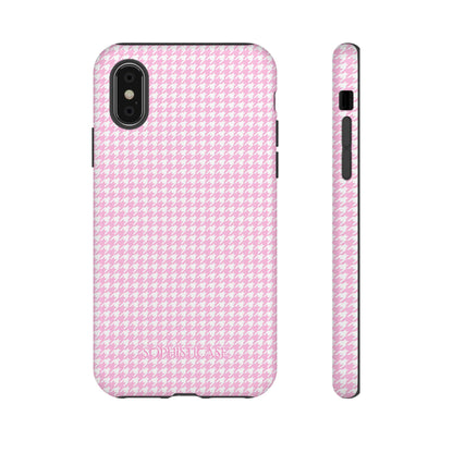 Tough Case - Houndstooth in Pink