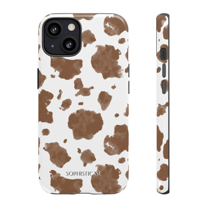 Holy Cow in Brown - iPhone Case