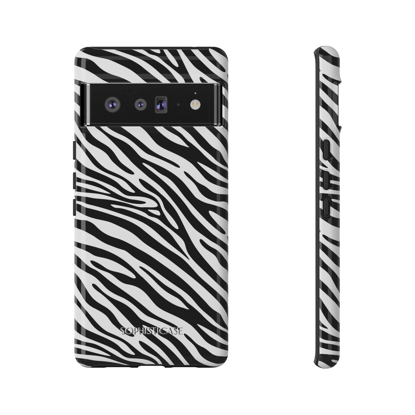Dark Thoughts in Urban Zebra - Tough Phone Case