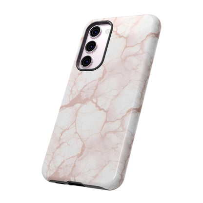 Marble Opulence in Neutral Beige - Tough Phone Case