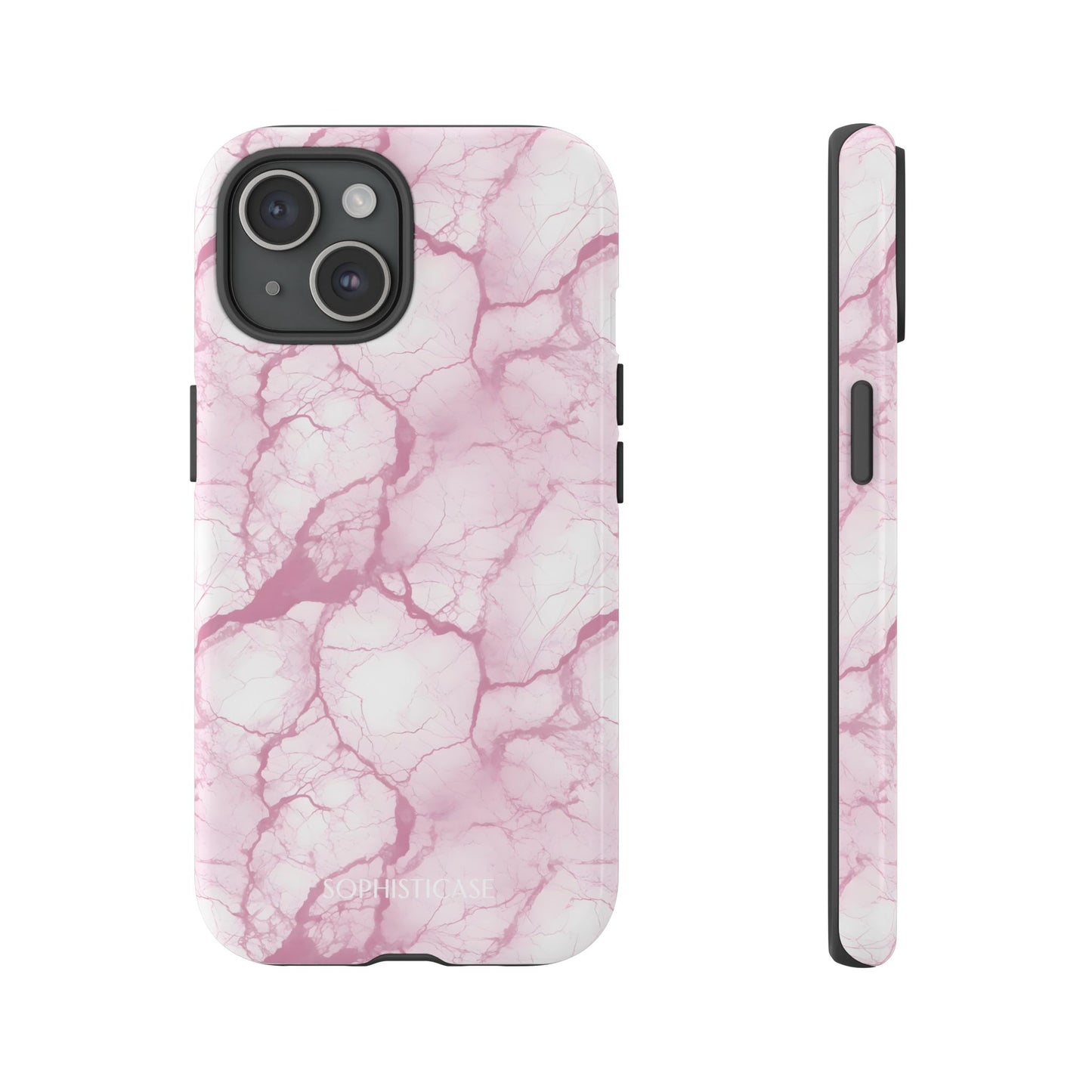 Marble Opulence in Pink - Tough Phone Case