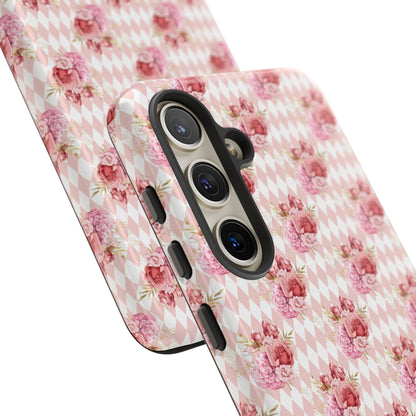 Rose Diamond Romance in Juliette - Tough Phone Case