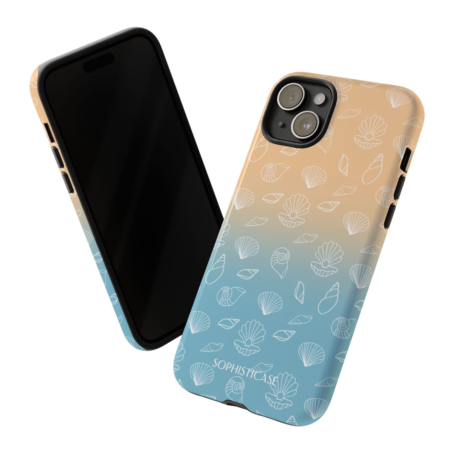 Seashell Society in Sandy Shore - iPhone Case, Samsung Galaxy Case, Google Pixel Case