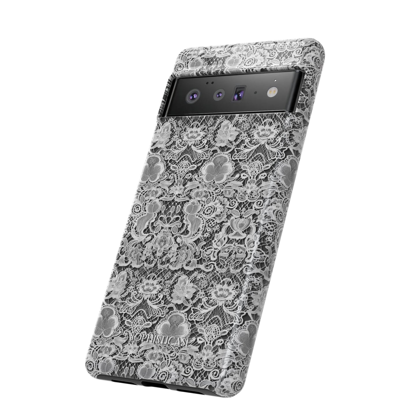 Luxe Lace in Black - Tough Phone Case