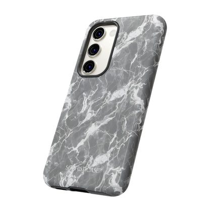 Marble Crush in Charcoal Grey - Tough Phone Case
