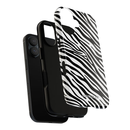 Dark Thoughts in Urban Zebra - Tough Phone Case