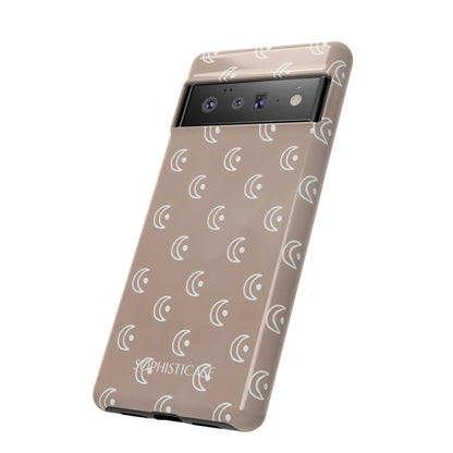 Moon Phase in Boho Brown - Tough Phone Case for Google Pixel