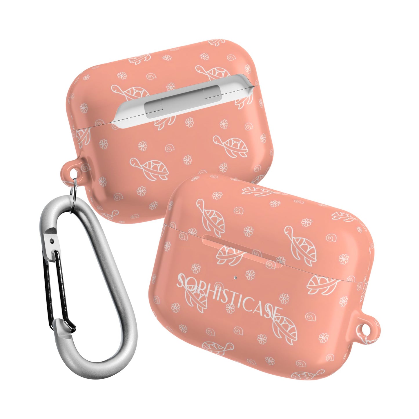AirPod Cases - Turtle Island in Orange