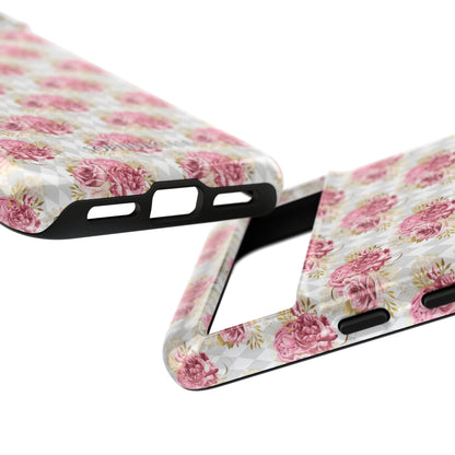 Rose Diamond Romance in Colette - Tough Phone Case