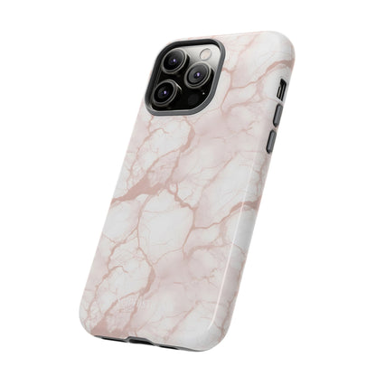 Marble Opulence in Neutral Beige - iPhone Case