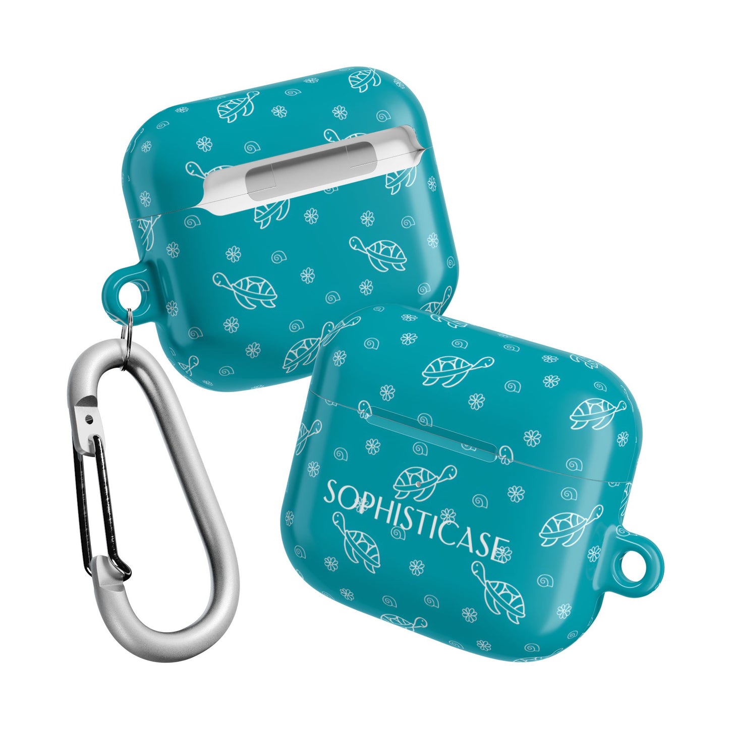 AirPod Cases - Turtle Island in Aqua