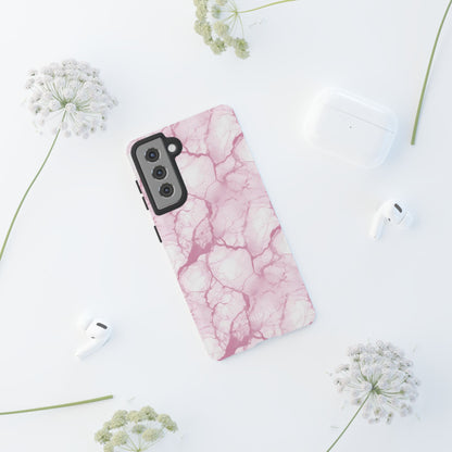 Marble Opulence in Pink - Tough Phone Case