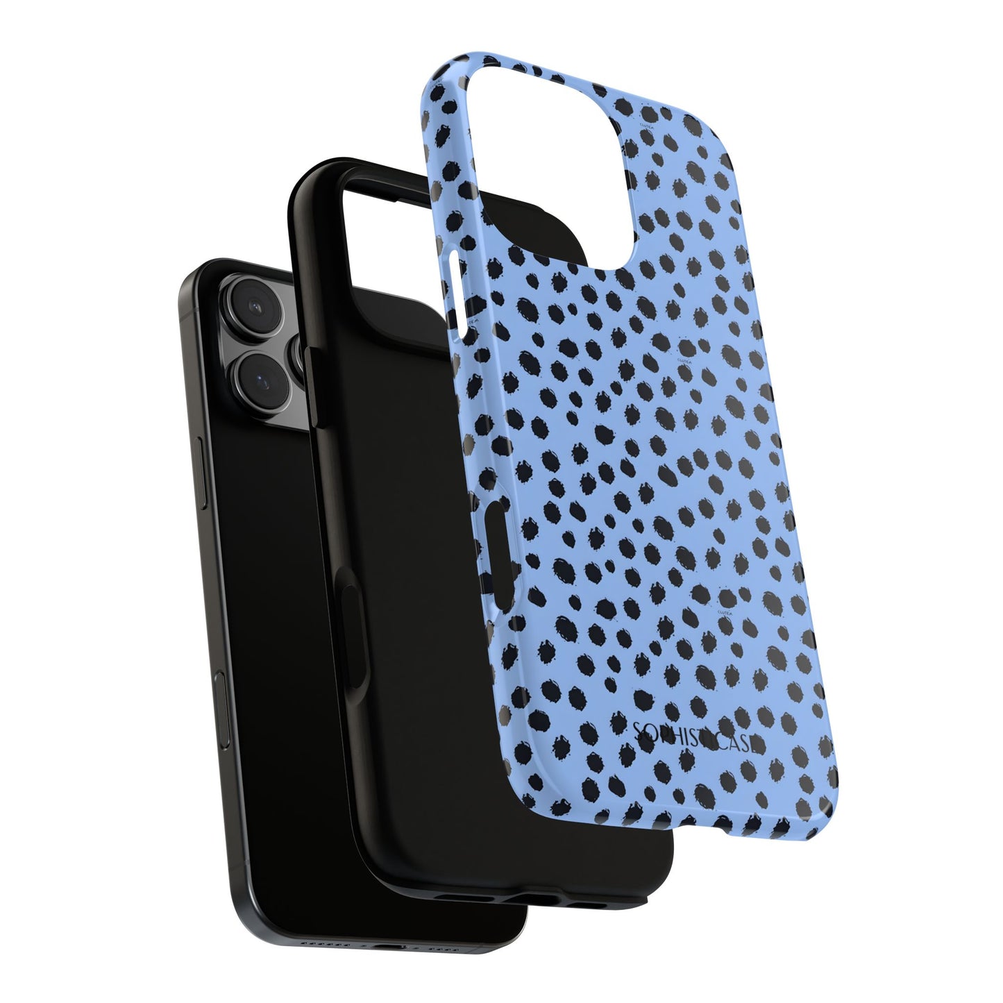 Cheetahs and Liars in Blue - iPhone Case