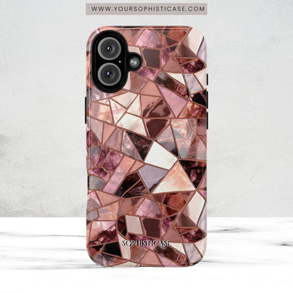 Rose' Runway in Merlot Mosaic - Magsafe Case