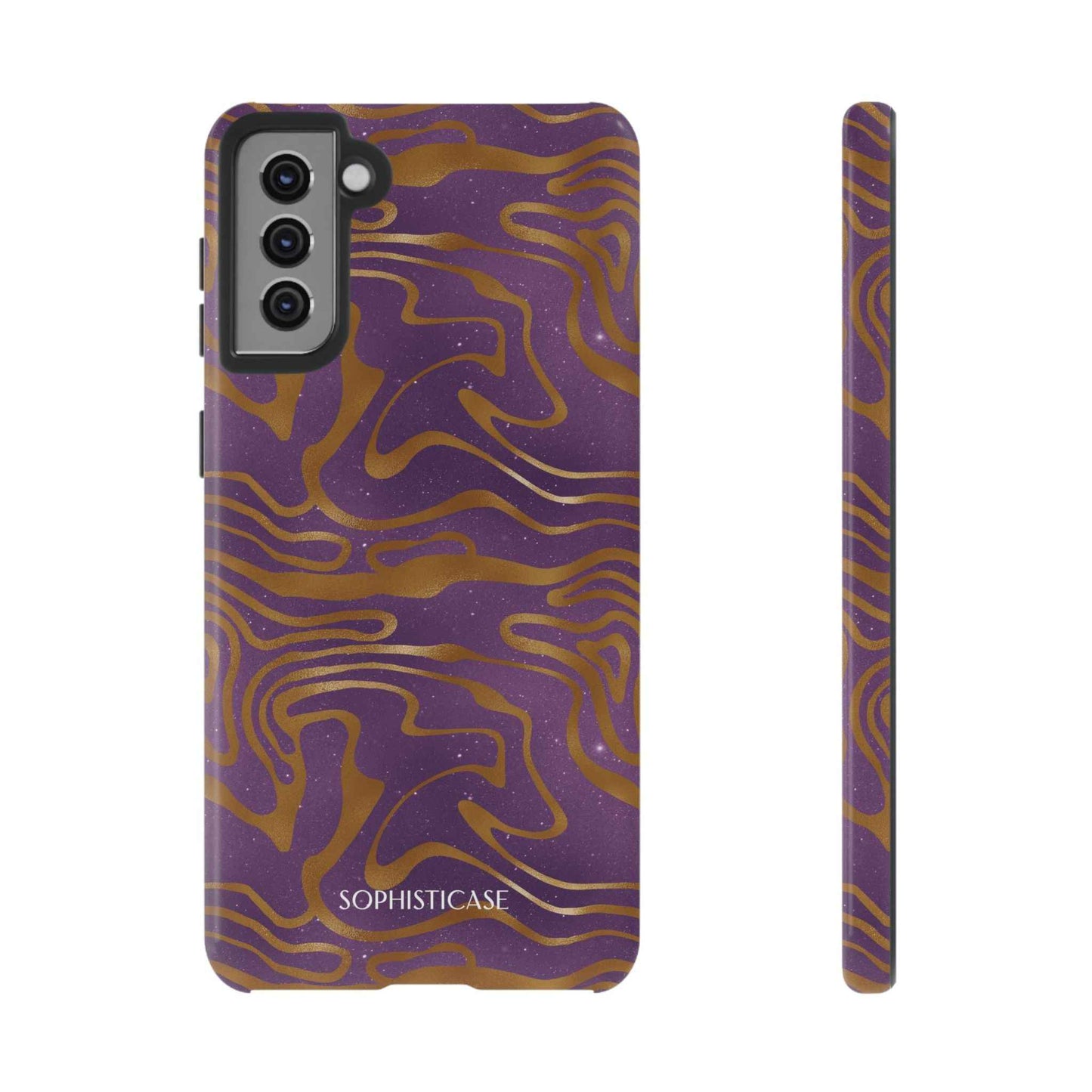 Cosmic Zebra in Purple - iPhone Case, Samsung Galaxy Case, Google Pixel Case