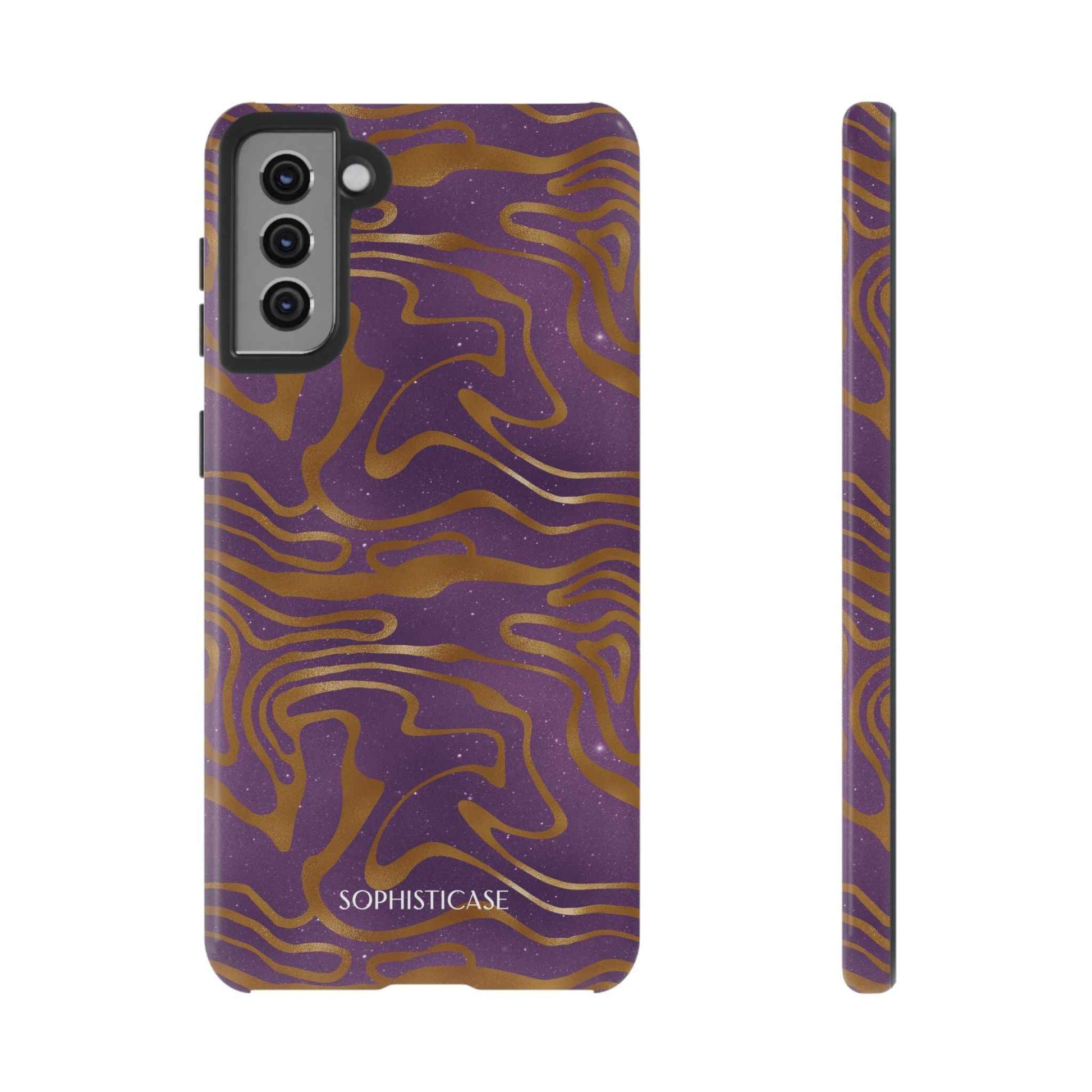 Cosmic Zebra in Purple - iPhone Case, Samsung Galaxy Case, Google Pixel Case