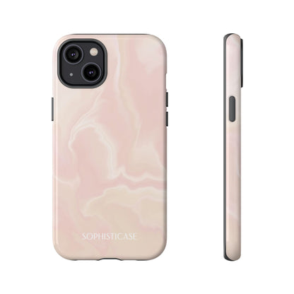 Liquid Magic in Beige Haze - iPhone Case
