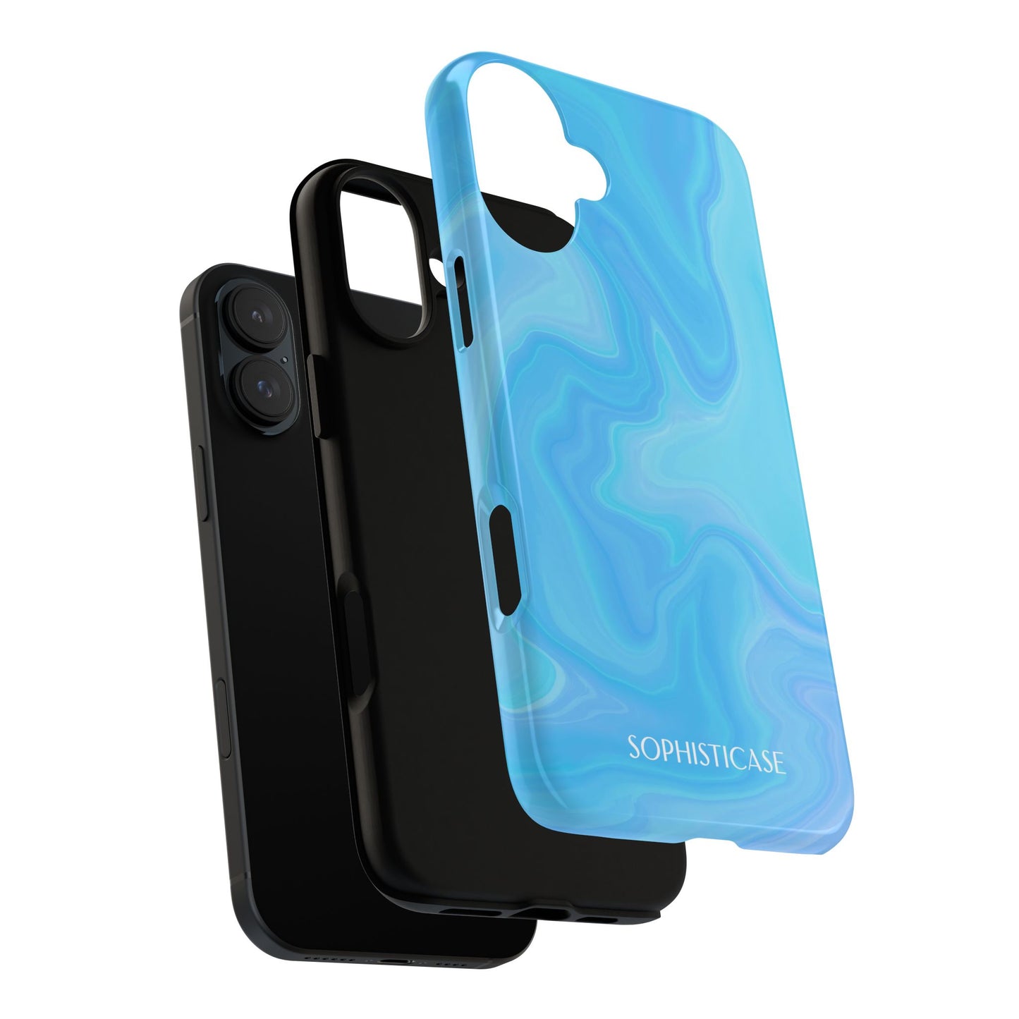 Liquid Magic in Blue - iPhone Case