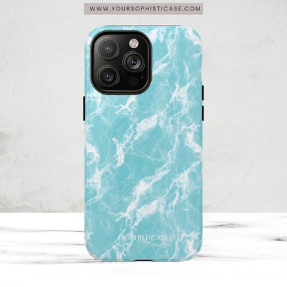 Marble Crush in Aqua - Magsafe Case