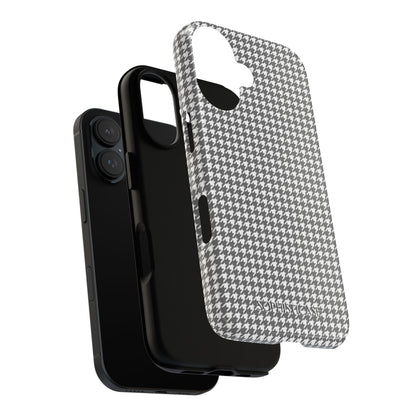 Tough Case - Houndstooth in Grey